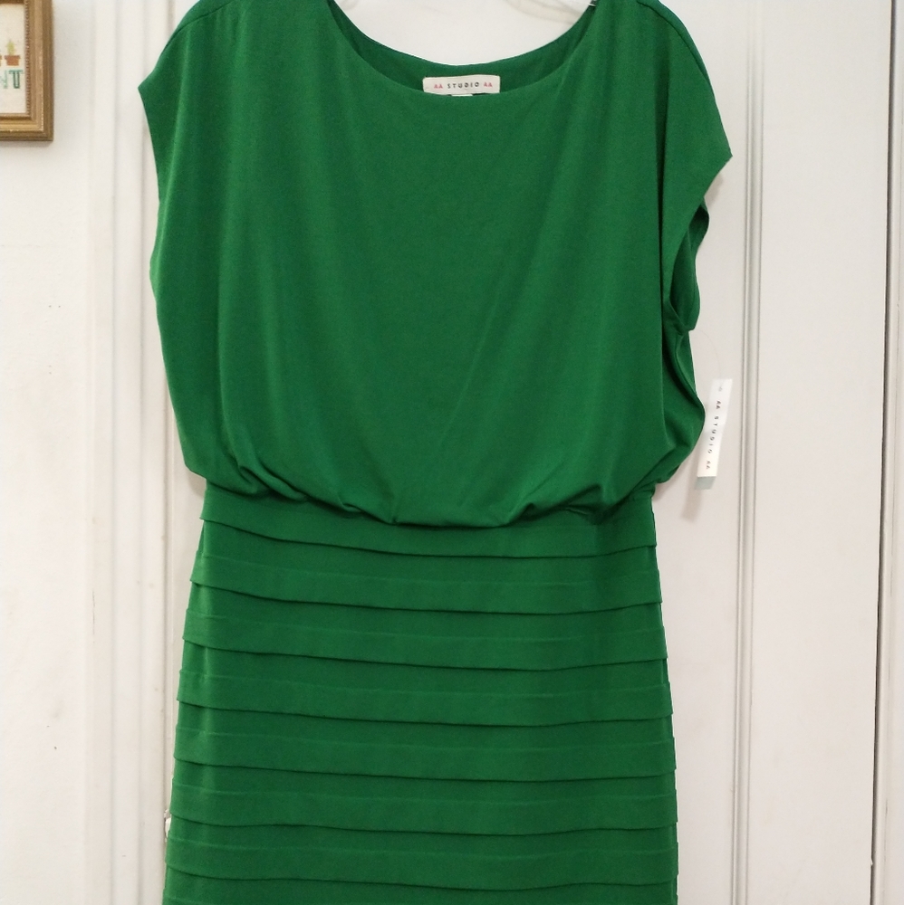 AA Studio Emerald Green Dress